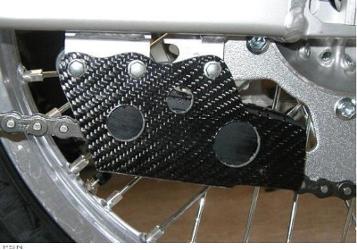 Carbon fiber works chain guide cover