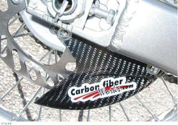 Carbon fiber works disc guards