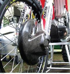 Carbon fiber works disc guards