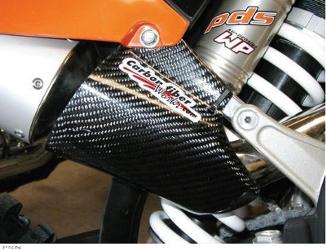 Carbon fiber works header spring / boot