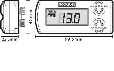 Koso north america air fuel ratio meters