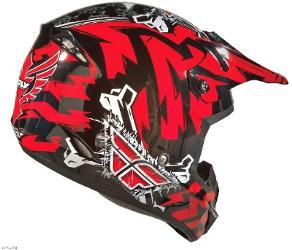 Fly racing kinetic “electric“ graphic helmet