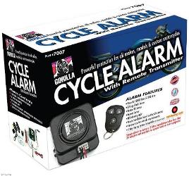 Gorilla cycle alarm  with remote transmitter