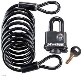 Master lock cable and padlock
