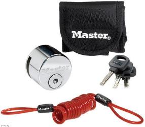 Master lock chrome disc brake lock