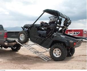 Fly racing adjustable folding atv / cycle ramp