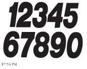 Dirt digits™ competition stick-on numbers & letters