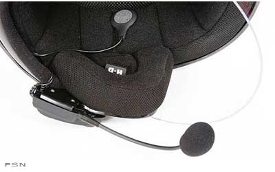 Scala rider cellular helmet headset with fm radio