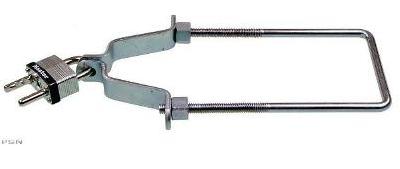 Spare tire brackets and lock system