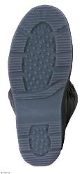 White dot snowmobile boot