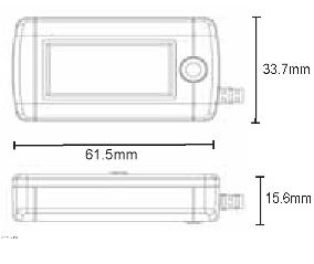Koso lcd temperature gauge