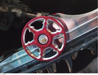 Mmp cam bracket for idler wheels