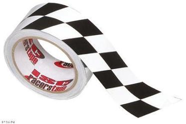 Isc black & white checkerboard tape