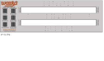 Woody's studding templates