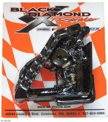 Black diamond running board supports