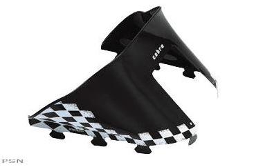 Powermadd cobra flared windshields for polaris