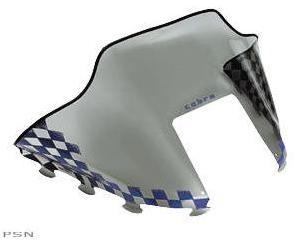 Powermadd cobra flared windshields for polaris