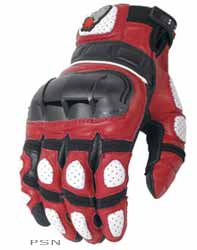 Men's supermoto leather glove