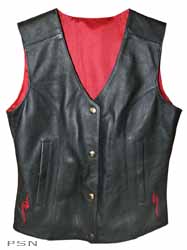 Ladies scarlet vest