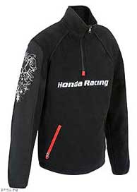 Ladies honda racing fleece pullover