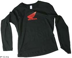 Ladies honda wing long sleeve t-shirt