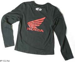 Ladies honda wing long sleeve t-shirt