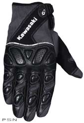 Men's kawasaki® z leather/textile glove