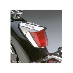 Tear drop taillight visor