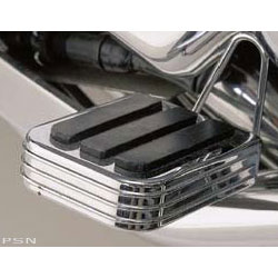 Ribbed brake pedal cover