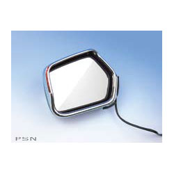 Led visored mirror trim