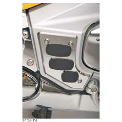 Chrome & rubber swing arm covers