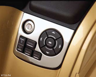 Right side control panel accent