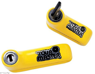 Tourmaster disc locks with mounting bracket