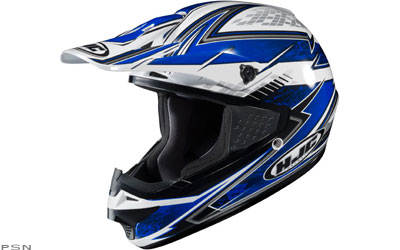 Hjc cs-mx blizzard off-road helmet