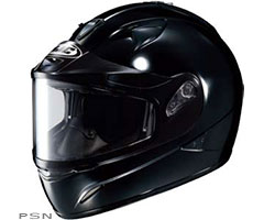 Hjc is-16 solid black snowmobile helmet