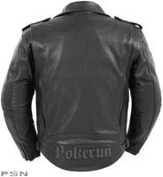 Pokerun® outlaw 2.0 leather jacket