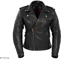 Pokerun® marilyn women's leather jacket