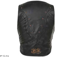 Pokerun® vixen women's leather vest