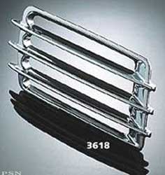 Chrome fairing exit grill covers for '98-00 gl1500