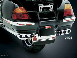 Triple straight exhaust extensions for gl1800