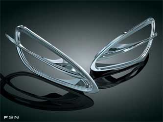 Chrome intake trim for hayabusa