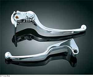 Chrome levers for sport bikes