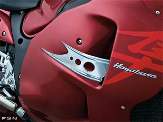 Fairing exit vent accent for hayabusa
