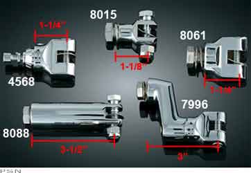 Footpeg mounts and mounting clevises