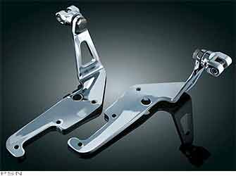 Cruise peg mounts for honda floorboards