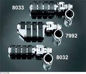 Footpegs with clevis & magnum™ quick clamps