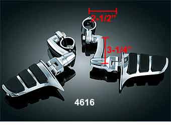 Longhorn offset highway pegs