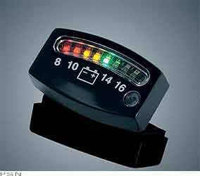 L.e.d. battery gauge