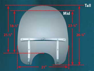 Airmaster™ quick release windsheilds