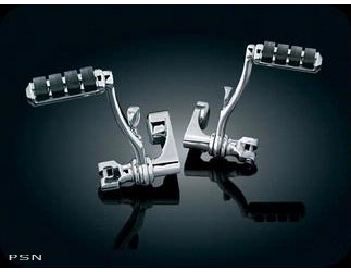Adjustable passenger pegs for softail